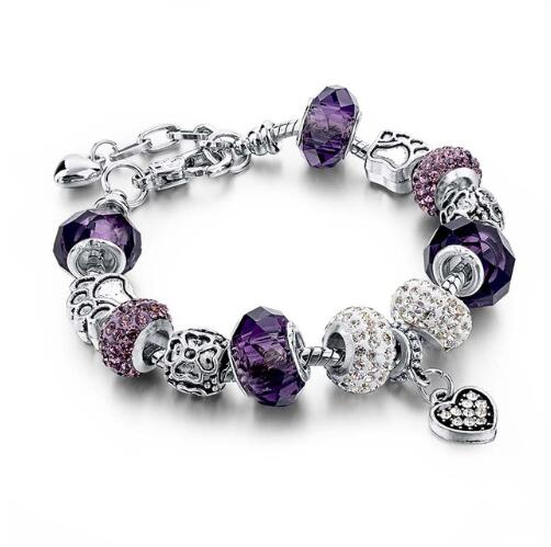 Pulsera DIY de Cristal y Cuentas de Vidrio