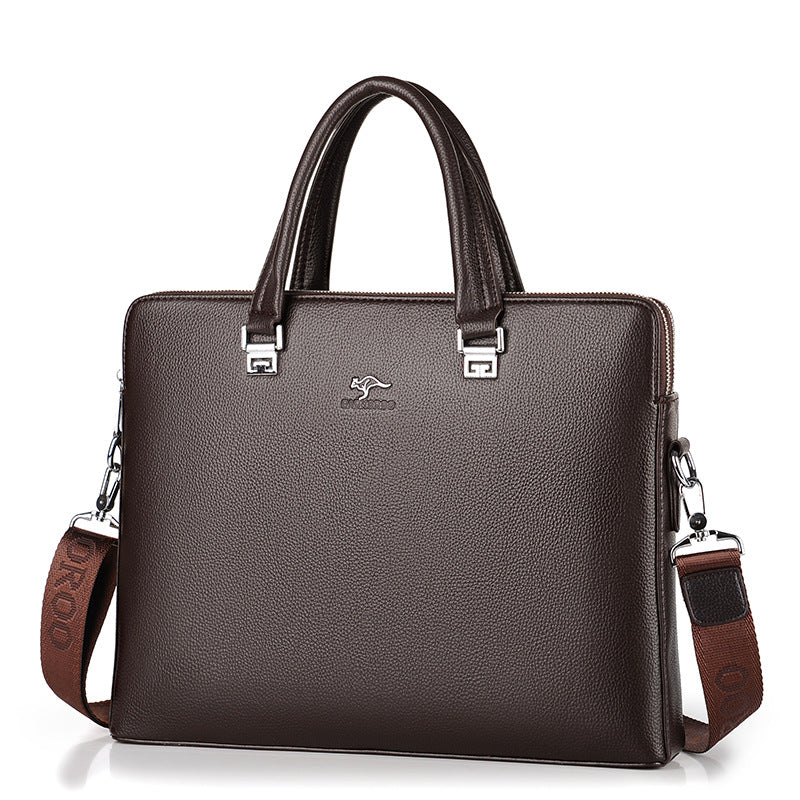 Bolso de Hombro Suave y Elegante para Hombre, y Tote de Negocios