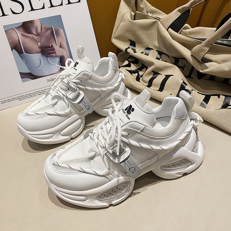 Zapatos Deportivos Casuales con Suela Gruesa para Mujer