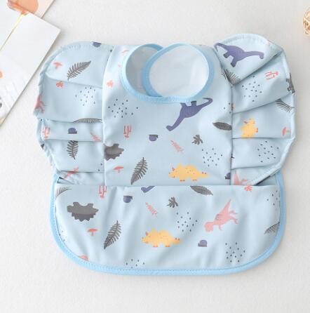Babero Impermeable con Bolsillo para Comida de Bebé con Diseño de Alas de Ángel