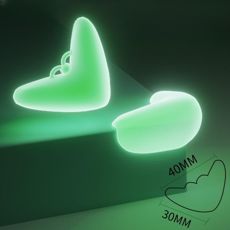 Protectores de Esquina Luminiscentes Transparentes para Niños