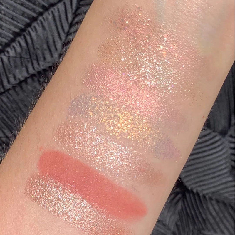 Paleta de Sombras Nueve Colores DIKALU Brillo Atardecer