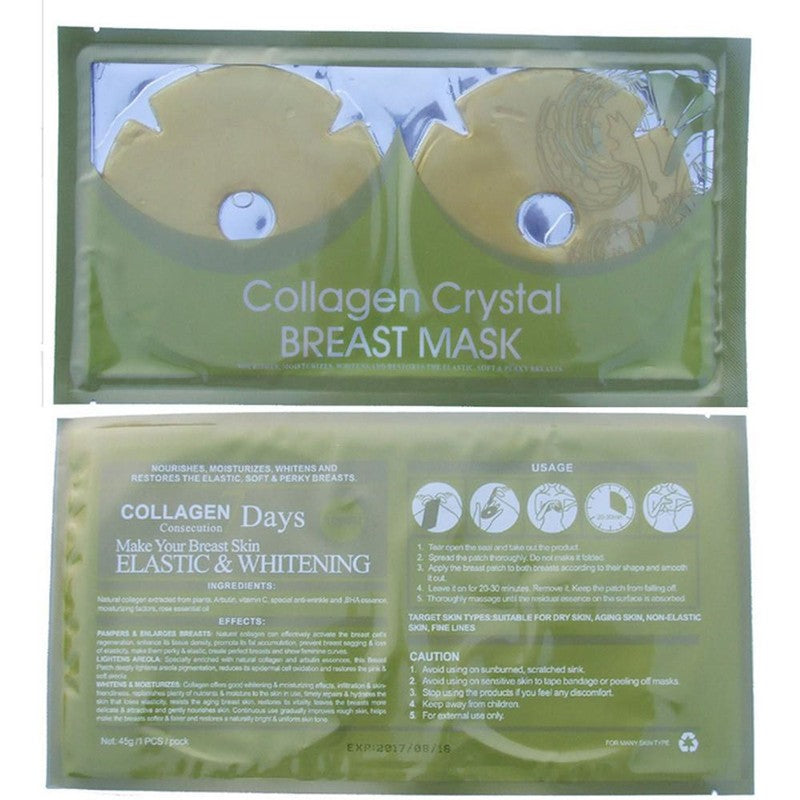 Mascarilla de Cuello de Colágeno para Reafirmar e Hidratar la Piel