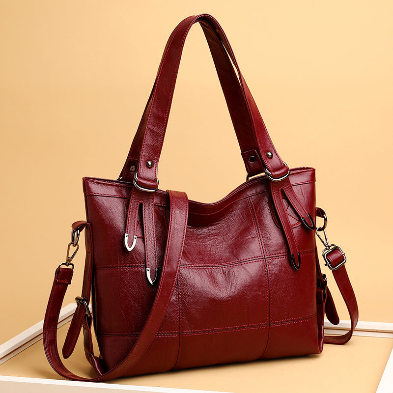 Bolso Tote de Hombro de Cuero PU de Gran Capacidad y Elegante