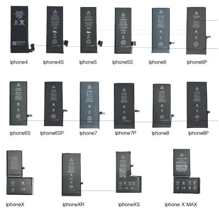 Batería de Alta Capacidad para iPhone 6P, 8P, SE, 11, 12 Pro Max