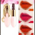 Lápiz Labial Negro Mate de Terciopelo Tricolor