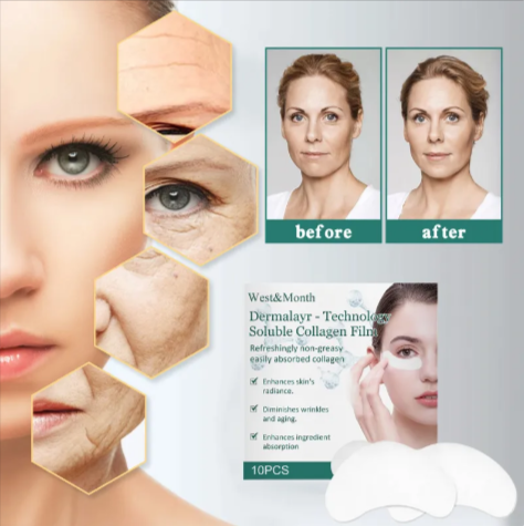 Mascarilla Ocular Soluble de Colágeno – Reafirmante e Hidratante