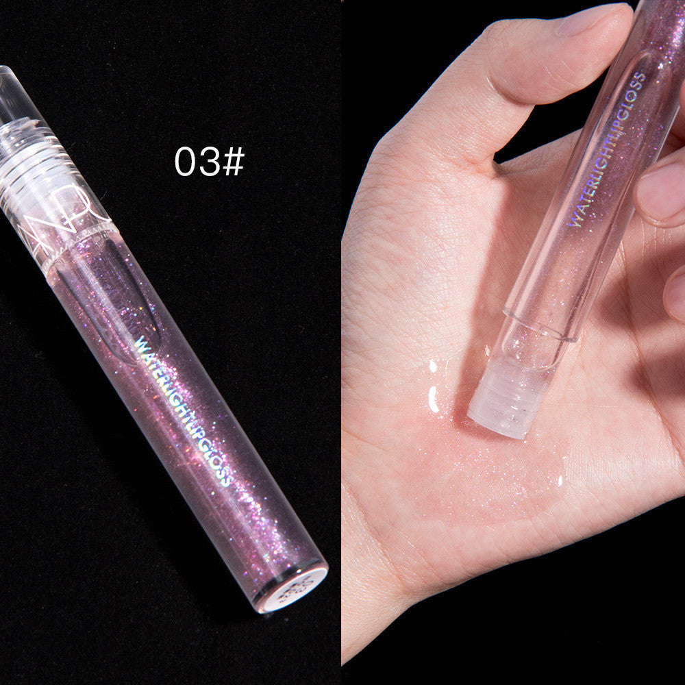 Brillo Labial Esmaltado - Acabado de Cristal No se Desvanece ni se Adhiere