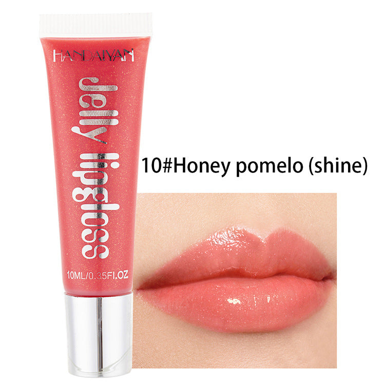 Brillo de Labios Jelly de Colores Pasteles con Acabado Espejo
