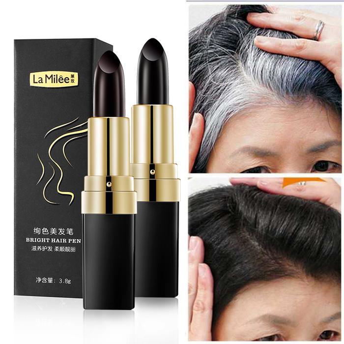 Lai Mei Stick para Teñir el Cabello 3.8g para Cobertura Rápida de Canas