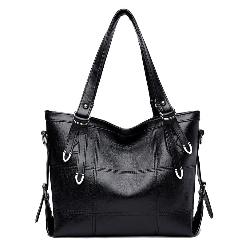 Bolso Tote de Hombro de Cuero PU de Gran Capacidad y Elegante