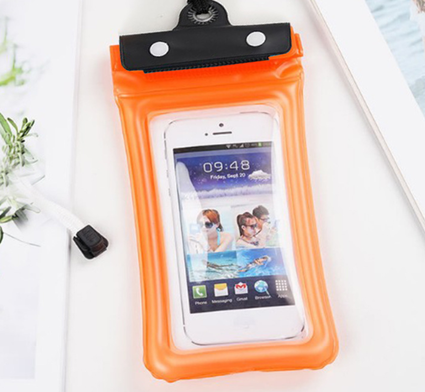 Funda Impermeable para Teléfono con Diseño de Bolsa de Aire Flotante