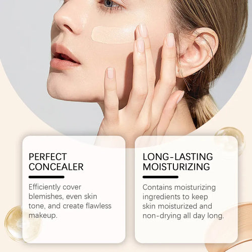 Base de Maquillaje Líquida con Cambio de Temperatura, Natural, Ligera, Corrector y Hidratante