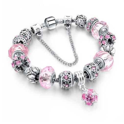 Pulsera DIY de Cristal y Cuentas de Vidrio