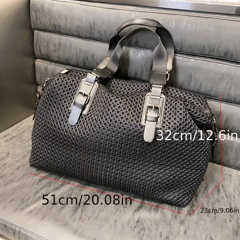 Bolso de Viaje Casual de Malla para Mujer con Bandolera