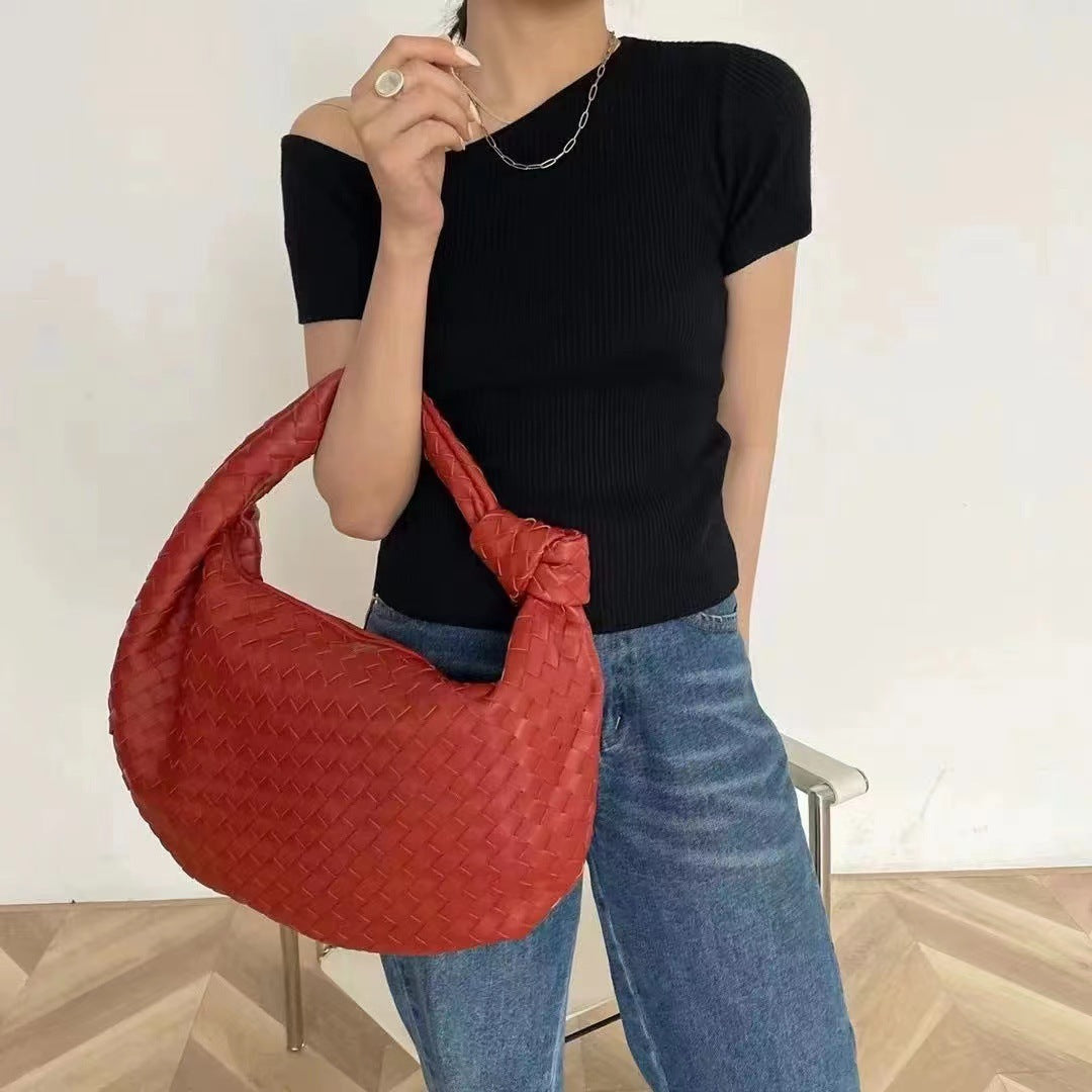 Bolso Tejido de Moda 2023 - Tote de Gran Capacidad