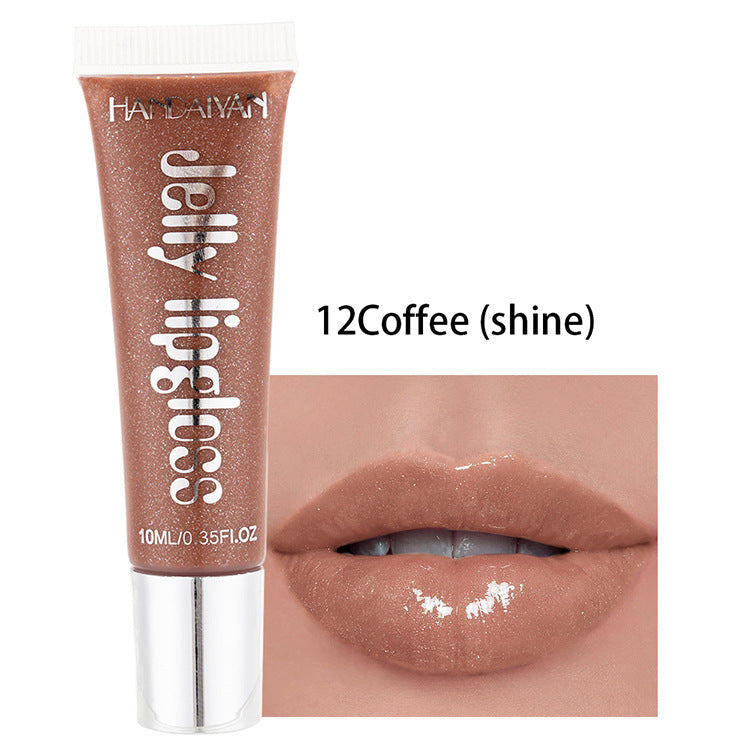 Brillo de Labios Jelly de Colores Pasteles con Acabado Espejo