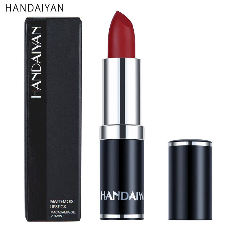 Brillo de Labios de Terciopelo Mate en Tonos Rojo Marrón Púrpura