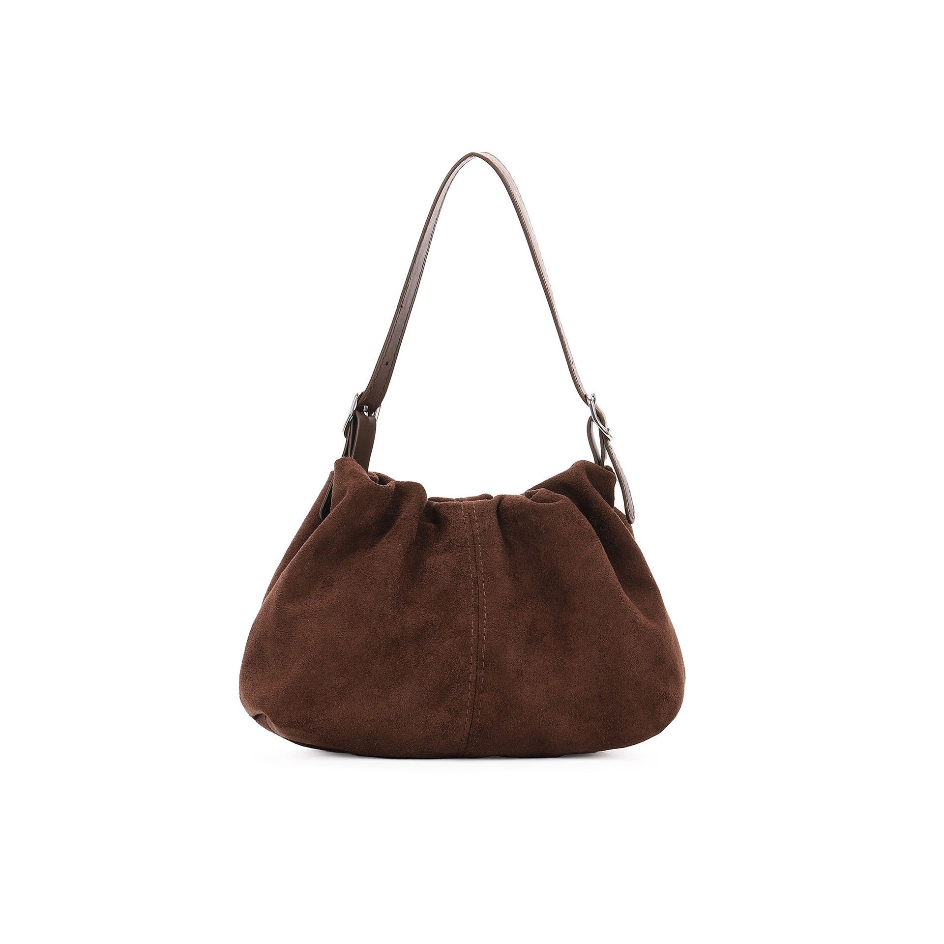 Bolso Bandolera de Aspecto Ante para Mujer