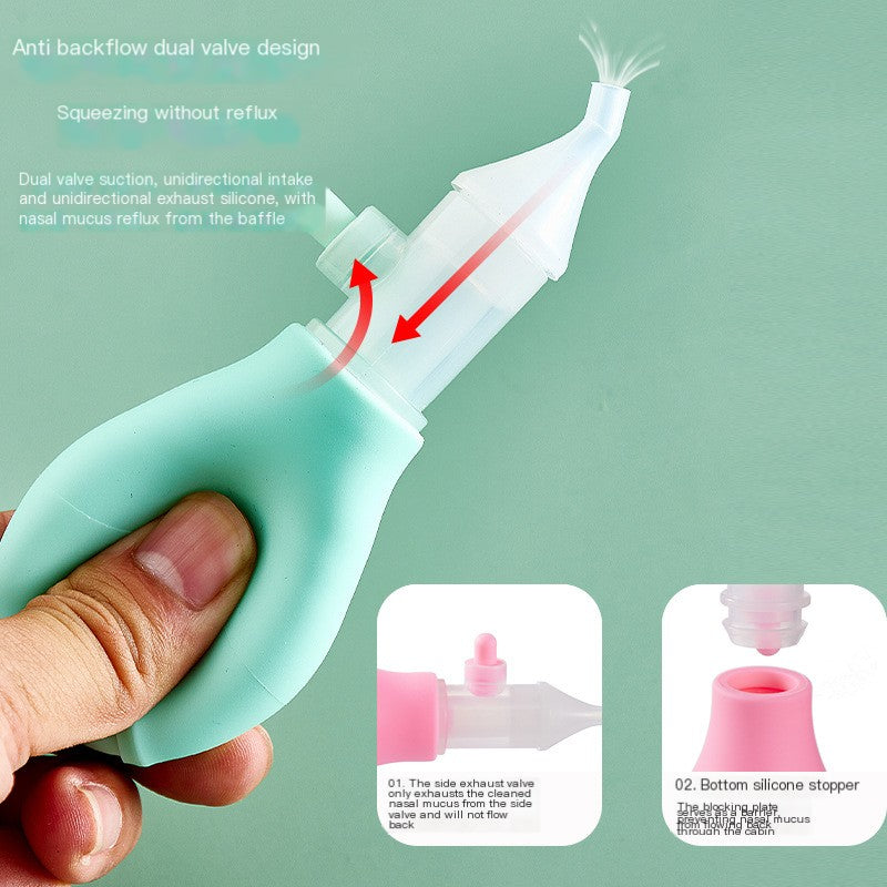 Aspirador Nasal Antirreflujo para Bebés