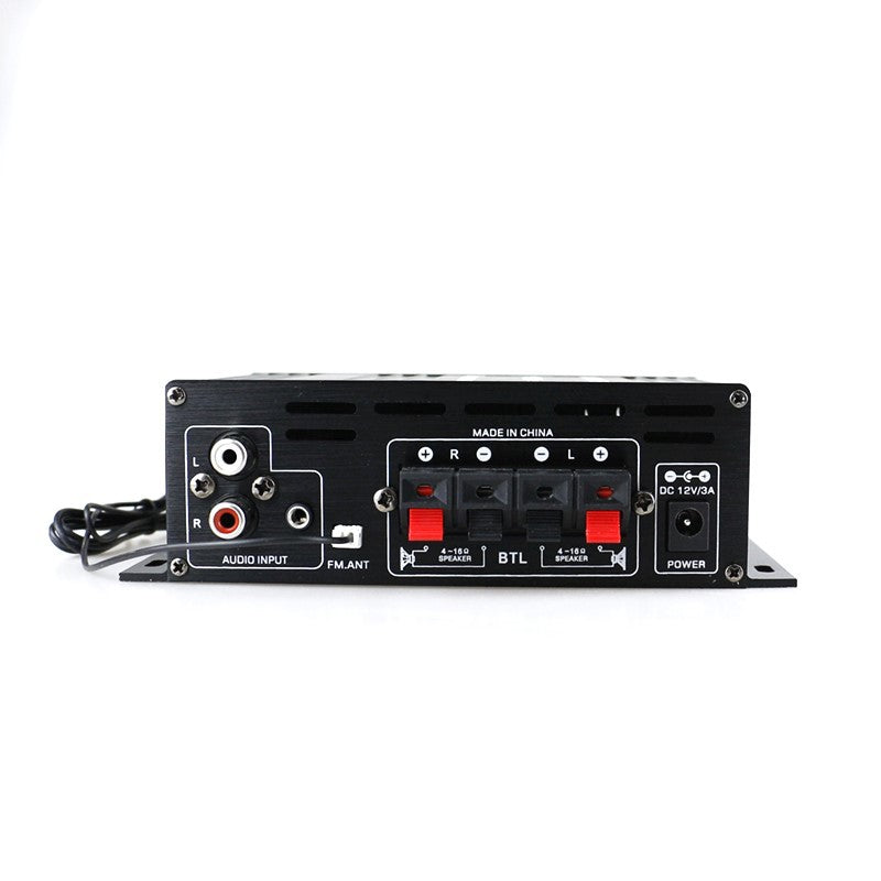 Amplificador de Potencia AK380 Bluetooth para Auto y Hogar de 12V