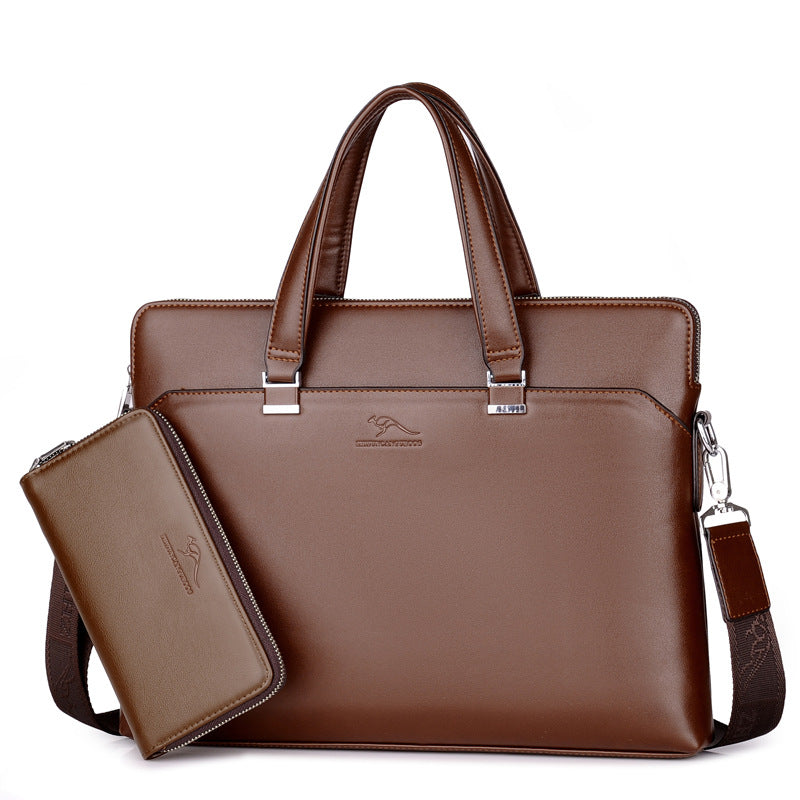 Bolso de Mano y Bandolera de Negocios para Hombre
