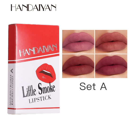 Brillo de Labios Mate en 12 Colores de Tonos Nude