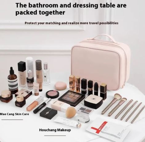 Bolsa de Cosméticos y Artículos de Tocador con Múltiples Compartimentos