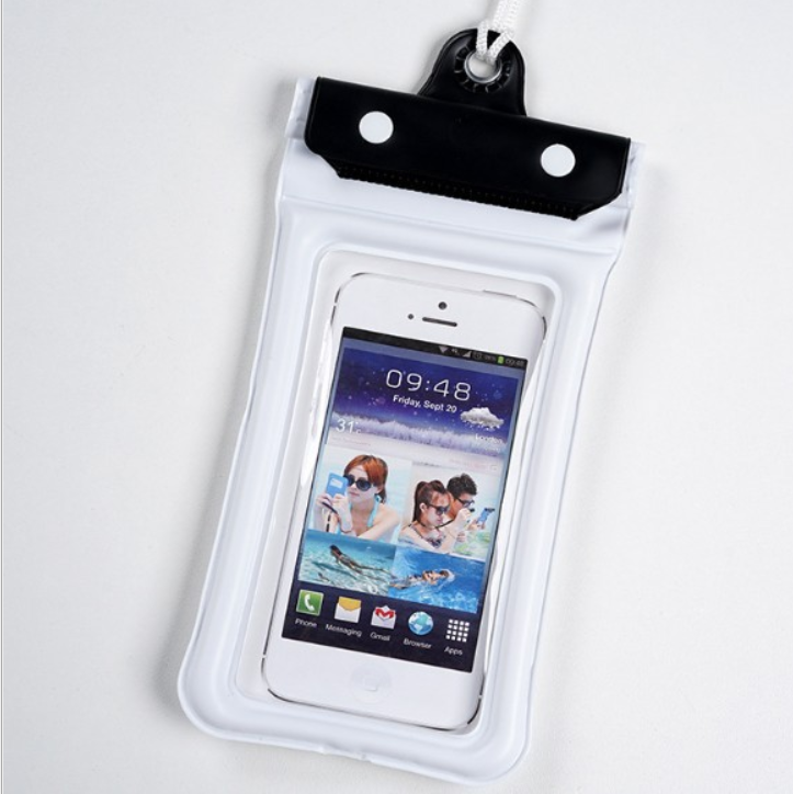 Funda Impermeable para Teléfono con Diseño de Bolsa de Aire Flotante