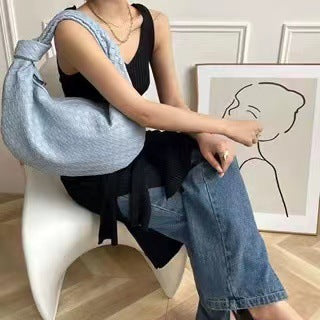 Bolso Tejido de Moda 2023 - Tote de Gran Capacidad