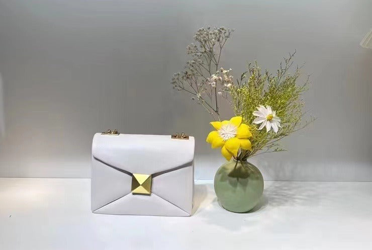 Bolso Tote de Cuero en Colores de Caramelo para Mujer