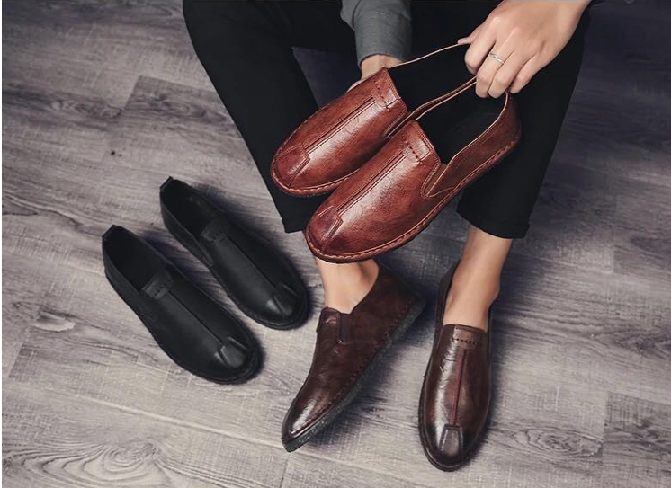 Mocasines Sin Cordones para Hombre de Estilo Primaveral para Uso Casual