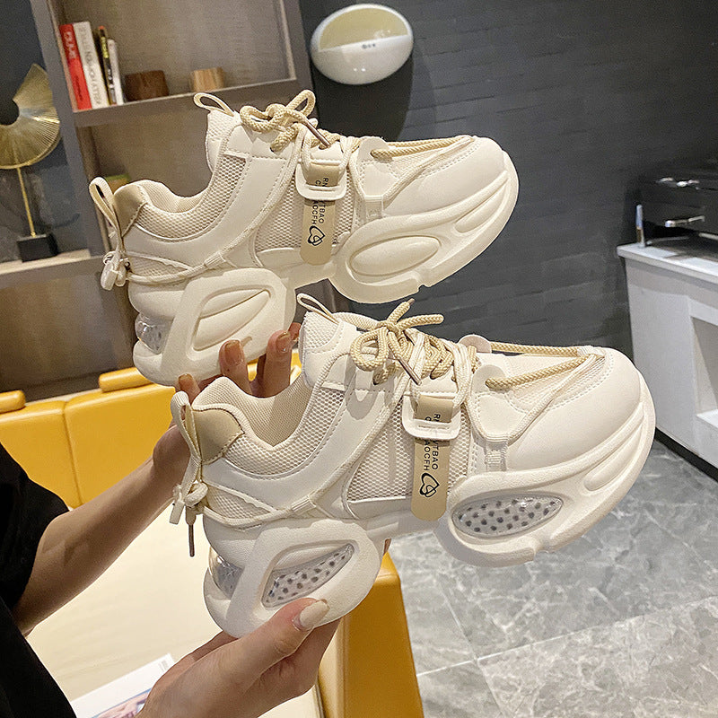 Zapatos Deportivos Casuales con Suela Gruesa para Mujer
