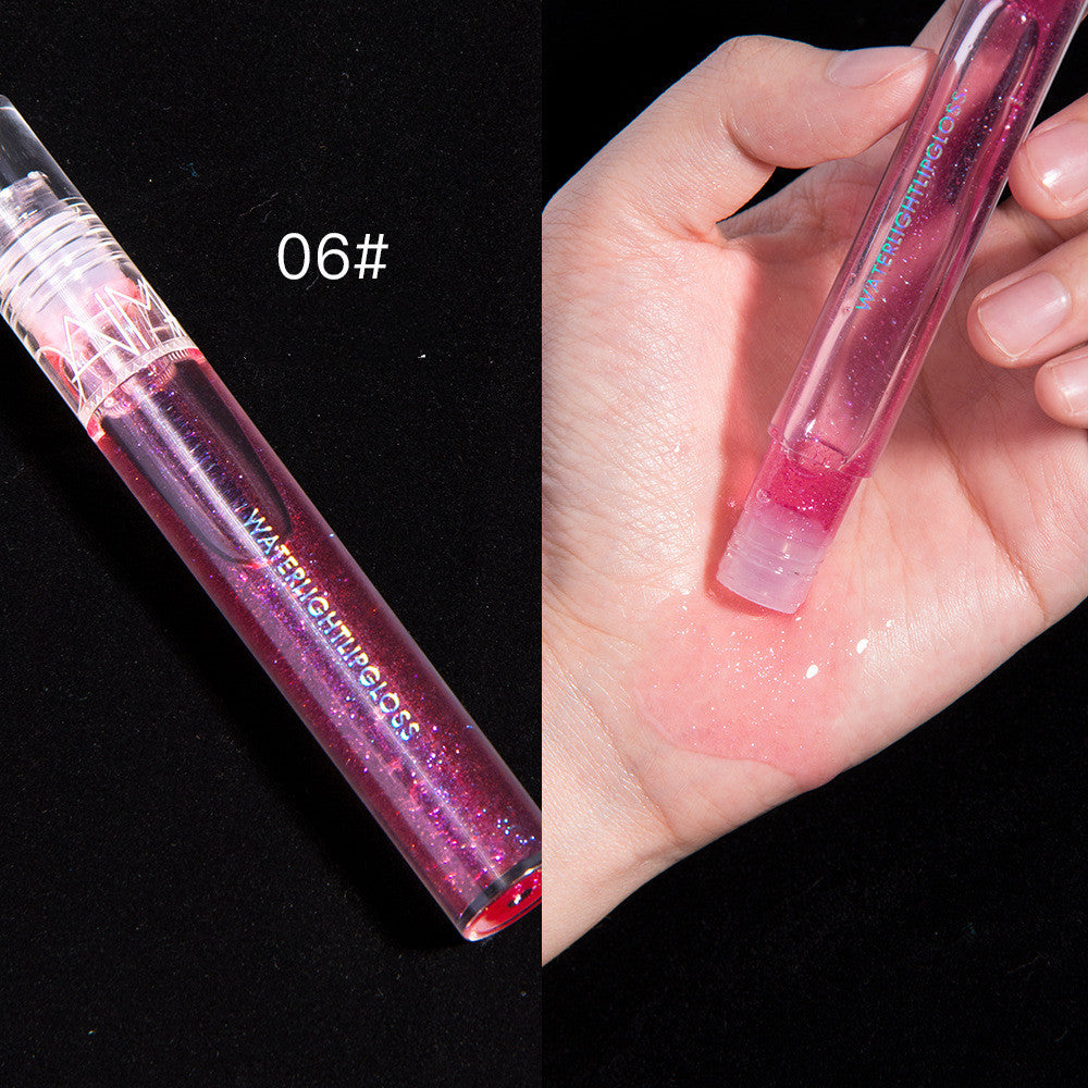 Brillo Labial Esmaltado - Acabado de Cristal No se Desvanece ni se Adhiere