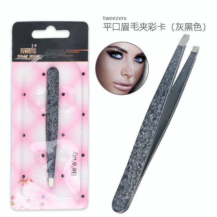 Set de Belleza de Pinzas de Acero Inoxidable de Doble Cara