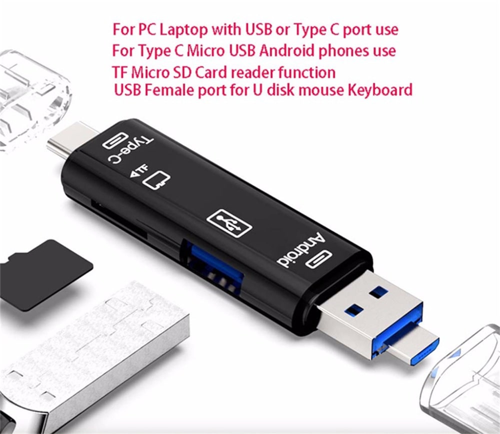 Lector de Tarjetas Multifuncional para Dispositivos Móviles