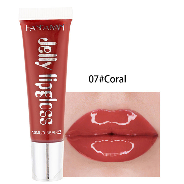 Brillo de Labios Jelly de Colores Pasteles con Acabado Espejo