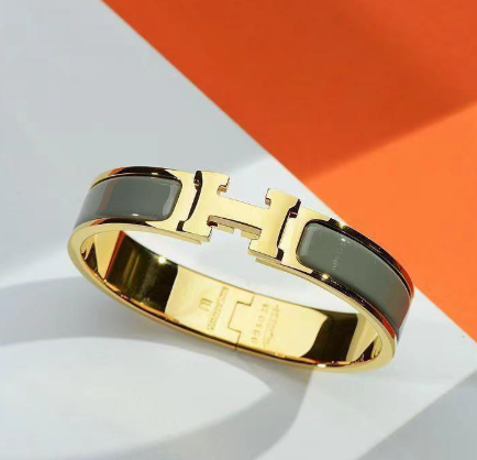 Pulsera Hermès H de Acero de Titanio (Pieza Única)