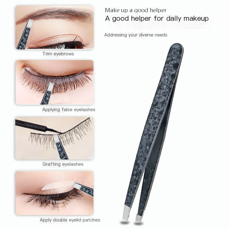 Set de Belleza de Pinzas de Acero Inoxidable de Doble Cara