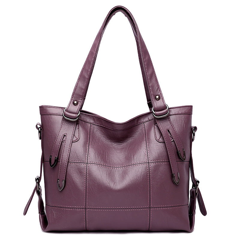 Bolso Tote de Hombro de Cuero PU de Gran Capacidad y Elegante
