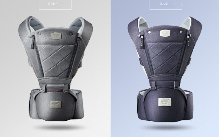 Portabebés con Asiento de Cadera Bass Bear para Llevar al Frente