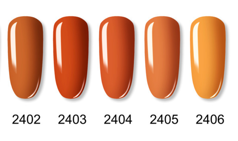 Gel UV Ecológico para Uñas de Color Calabaza Serie RC 10ml
