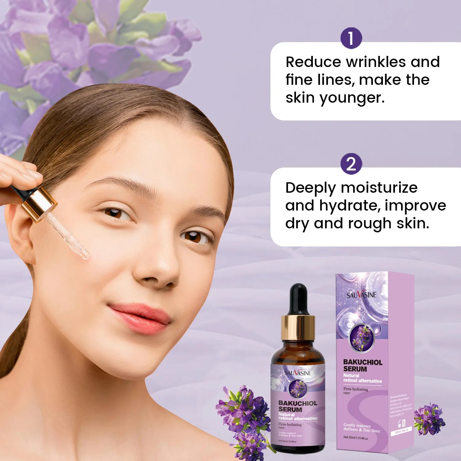 Sérum Facial Alternativo Natural a Retinol con Bakuchiol