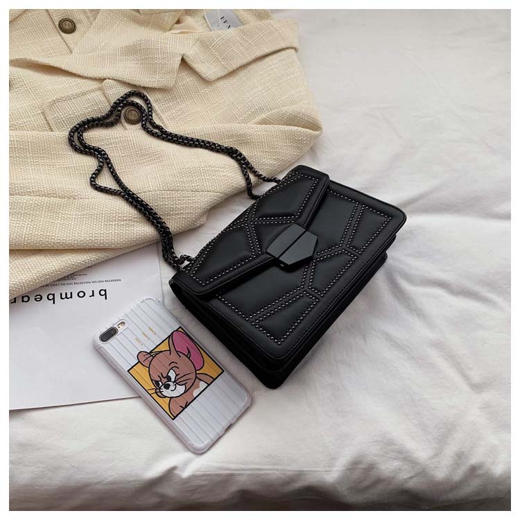 Bolso Bandolera de Cadena con Tachuelas para Mujer
