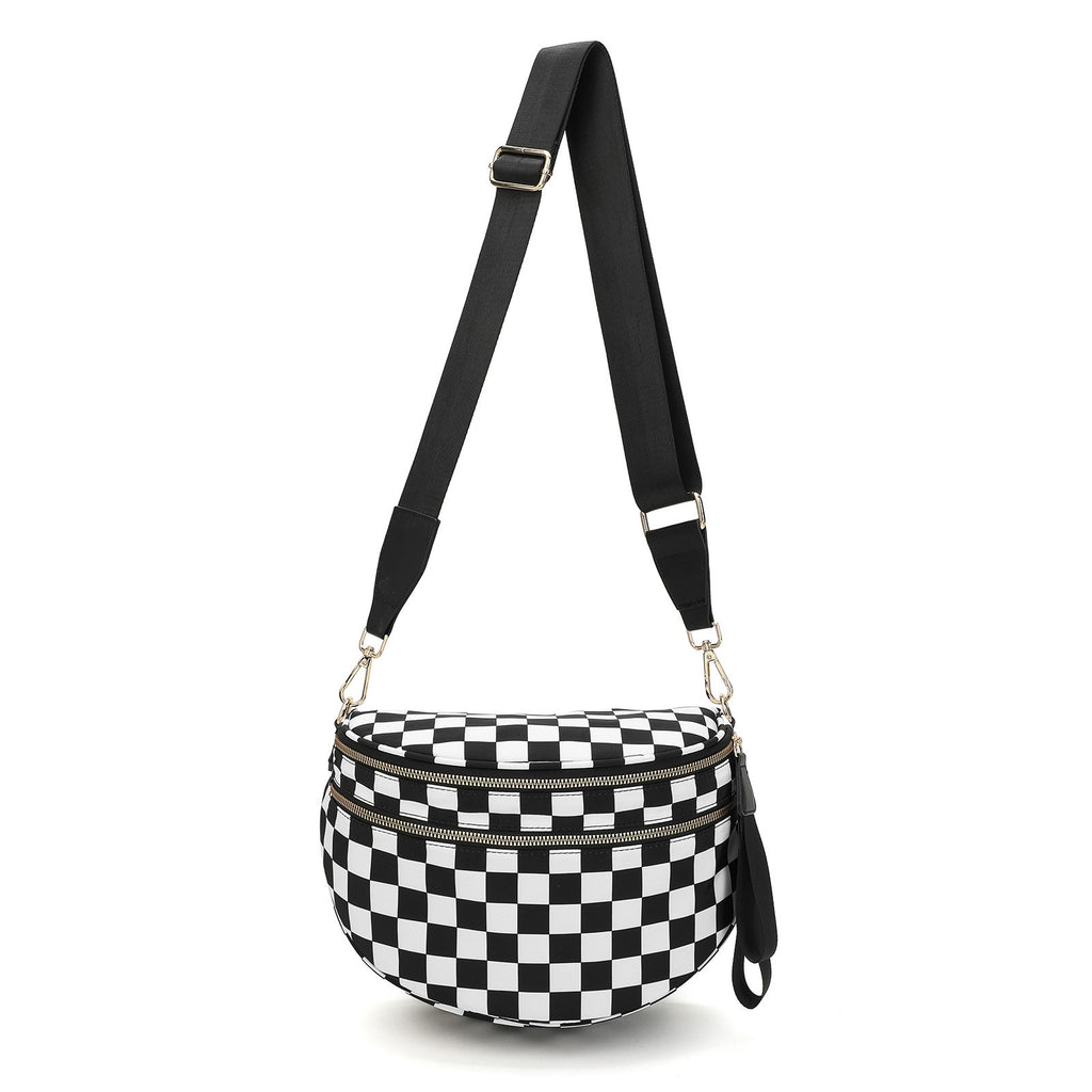 Bolso de Hombro de Tela Oxford Elegante para Damas