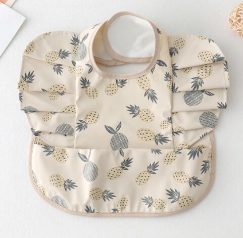 Babero Impermeable con Bolsillo para Comida de Bebé con Diseño de Alas de Ángel