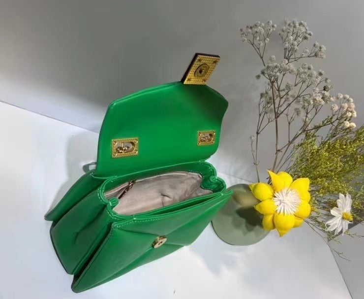 Bolso Tote de Cuero en Colores de Caramelo para Mujer