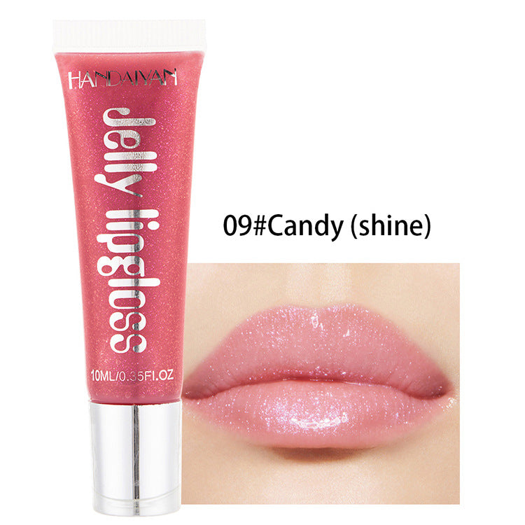 Brillo de Labios Jelly de Colores Pasteles con Acabado Espejo