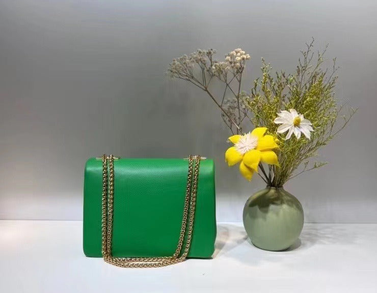 Bolso Tote de Cuero en Colores de Caramelo para Mujer