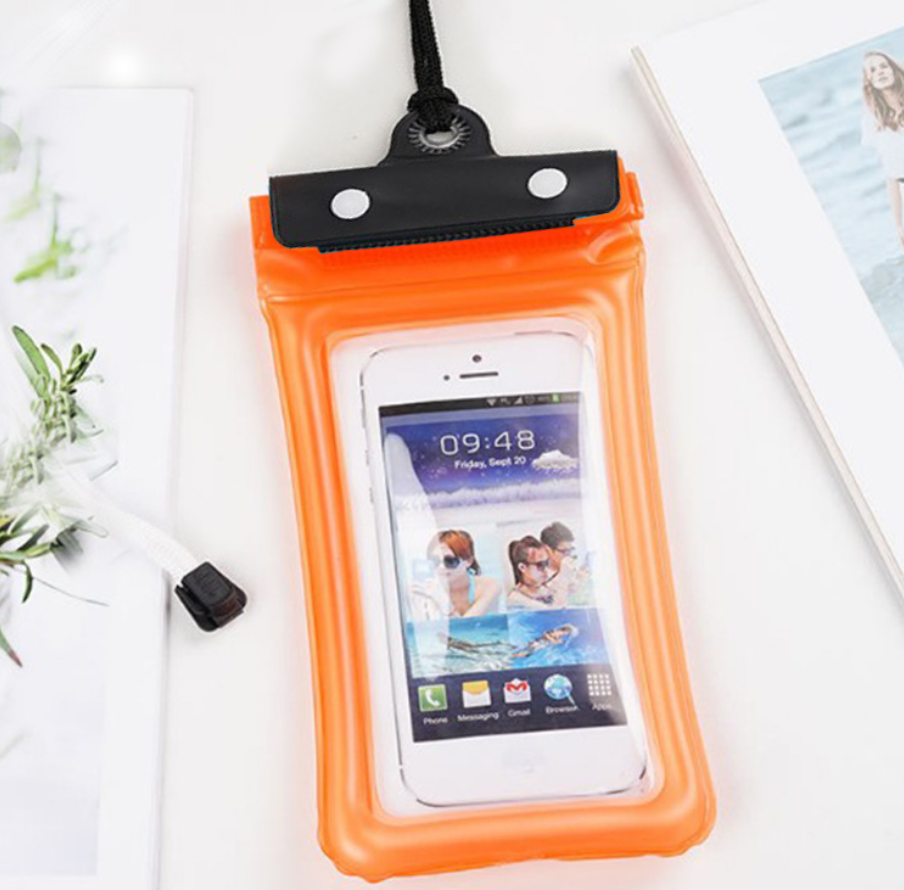 Funda Impermeable para Teléfono con Diseño de Bolsa de Aire Flotante